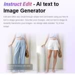 Instruct Edit AI text to Image Generator Profile Picture