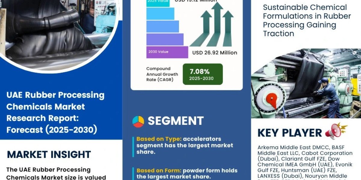 UAE Rubber Processing Chemicals market forecast 2030: key players & emerging trends